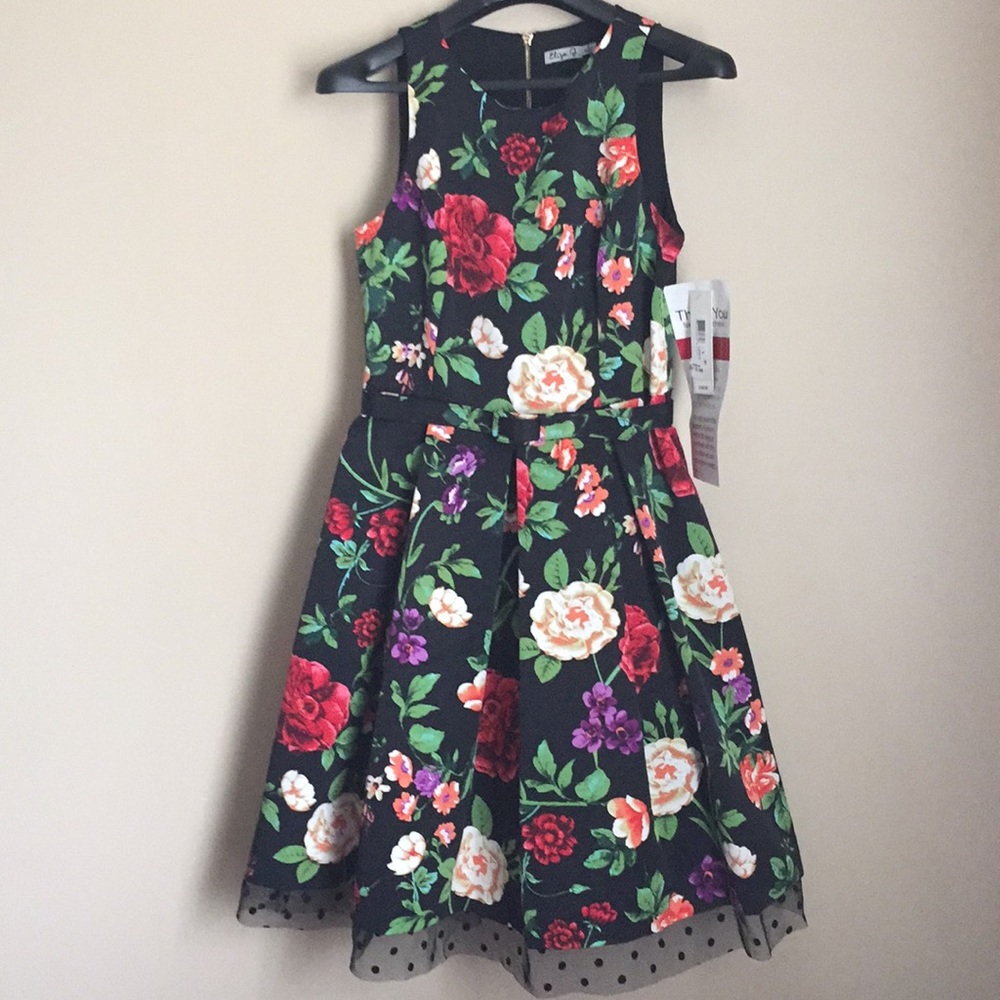 Eliza J Classic Sleeveless Belted Dress